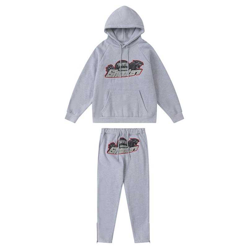 Grey Shooters Tracksuit - DRIPPI