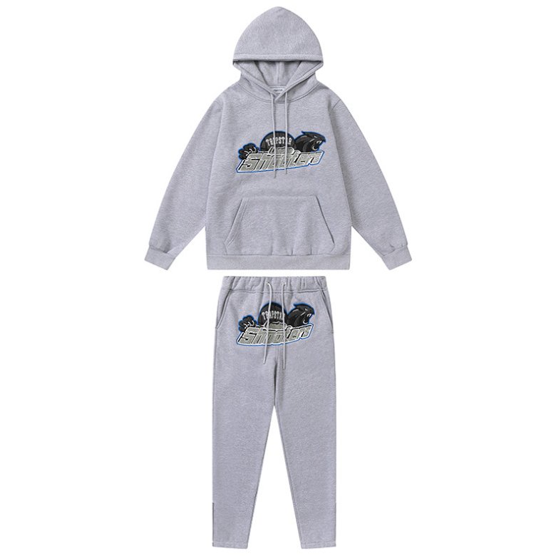 Grey Shooters Tracksuit - DRIPPI