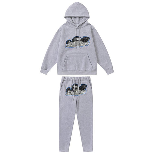 Grey Shooters Tracksuit - DRIPPI